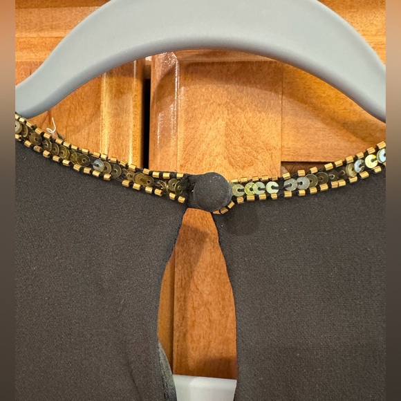 Parker beaded tunic.  Black, size M. - Picture 4 of 5